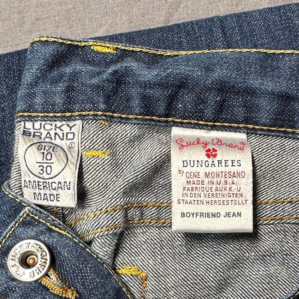 Lucky Brand Women's Boyfriend Blue Jeans size 10 - Picture 8 of 8